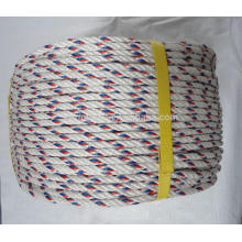 3 strand colorido pp torcido corda corda de nylon
